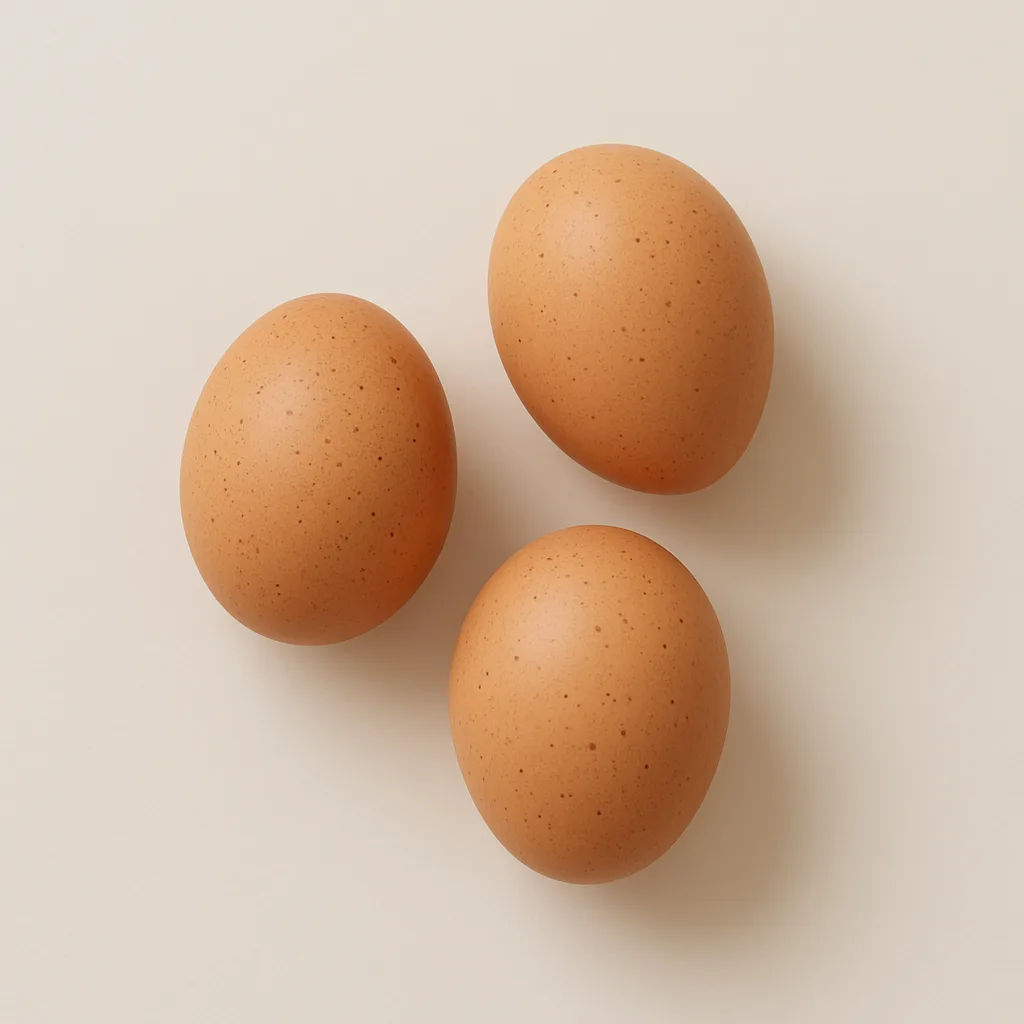Fresh brown eggs from Wandering Wings farms